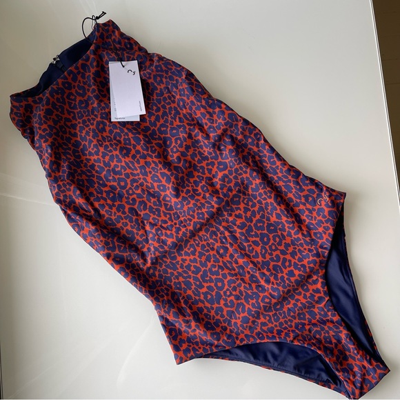 Oy Surf Apparel One Piece Surf Suit “Blay” - Cool Cat Print - Size Small - Picture 6 of 14